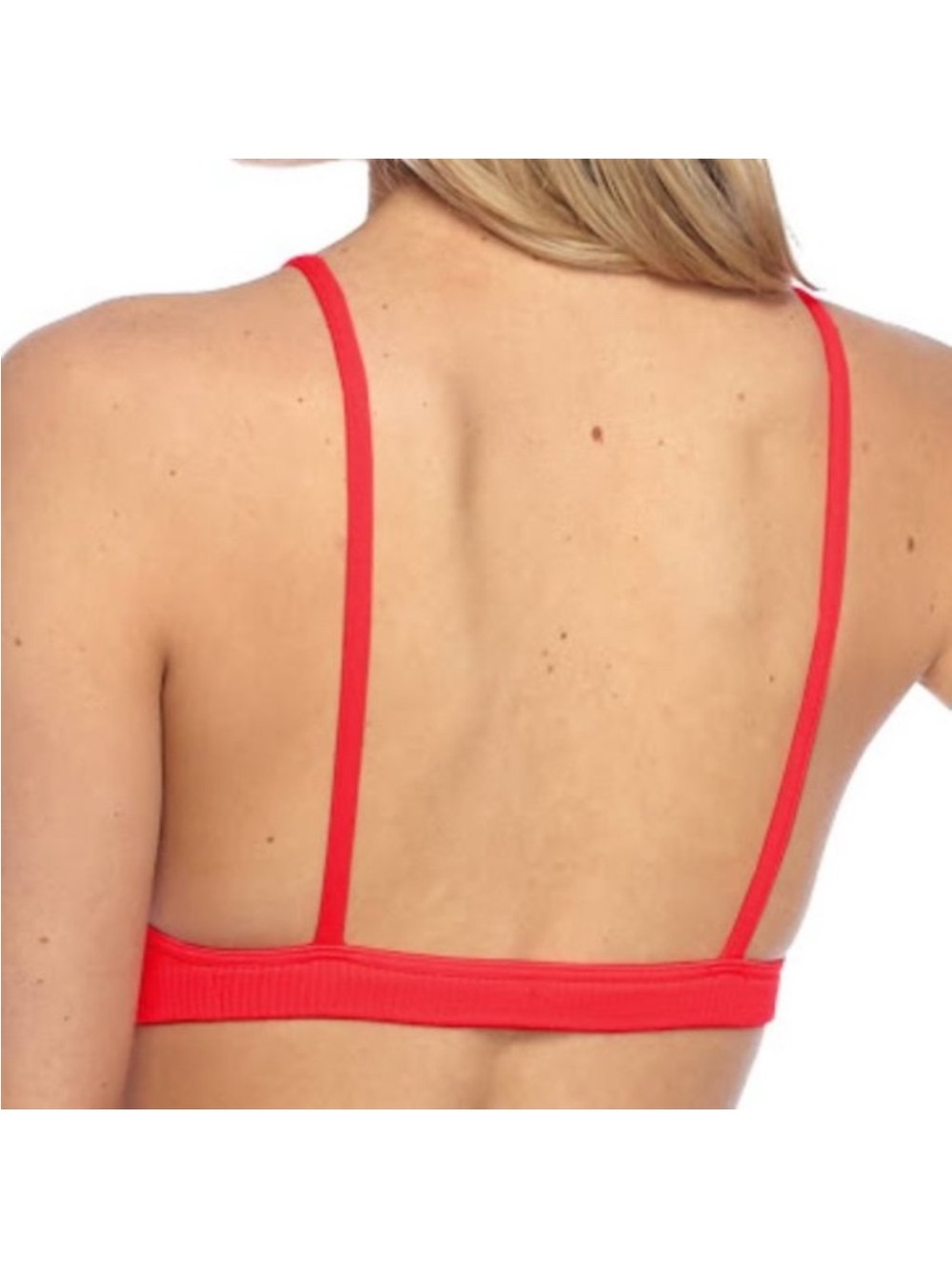 Free People Keira Seamless Bra Bralette in Coral Pink NWT - Picture 2 of 5